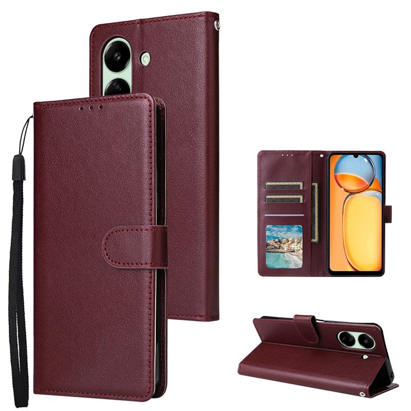 sFor Xiaomi Redmi 13C Leather Case On for Coque Xiaomi Redmi 13C Redmi13C 13 C Cover Funda Classic Style Flip Wallet Phone Cases