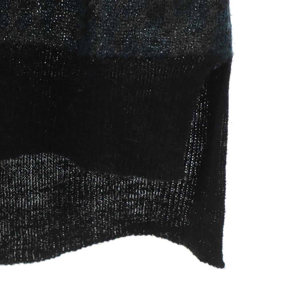 DIESEL alpaca Long sleeve Turtleneck knit one piece XS Black series Women Used