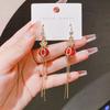 Simple Temperament Light Luxury Anti-lost Earrings Women's Fashion High Sense Tassel Versatile Super Fairy Personalized Earrings