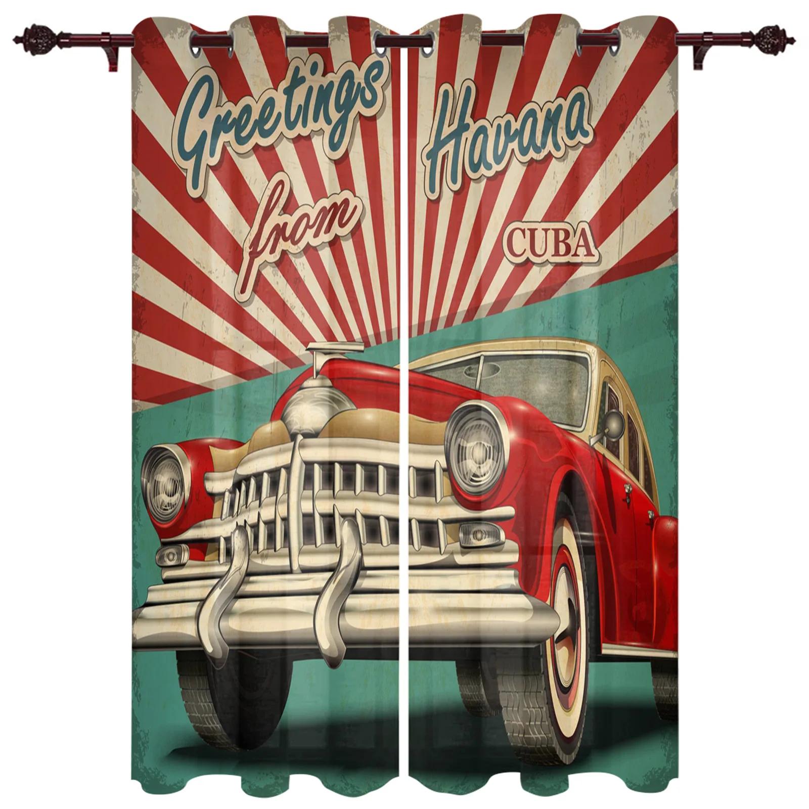 Route 66 Keukengordijn Bier Café Logo Dames Auto Retro Gordijnen voor Slaapkamer Huis Raambekleding Gordijnen voor Woonkamer 100W130H(CM)40x51in&Grommet Top