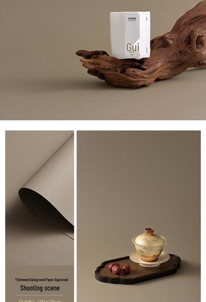 Maillard Retro Brown Photography Background Cloth - Advanced Still Life Scene Backdrop