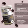 Gommose Shilajit Himalayano 3000 mg con Ashwagandha KSM-66, Vitamina B6 e B12 – 60 Gommose Vegane