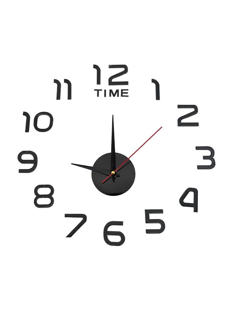 Zeitgenössische Große Spiegelwanduhr für Modernes Büro- und Wohndesign