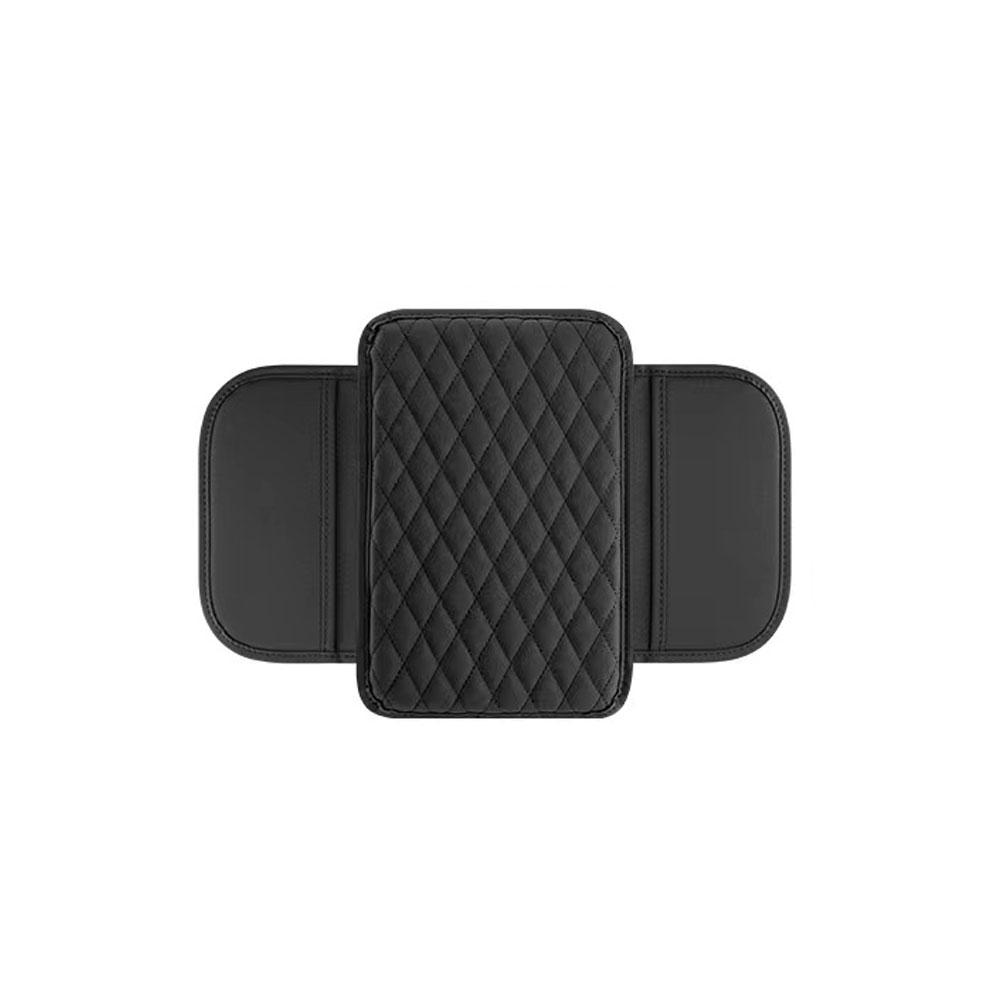 Upgraded Car Center Console Cover Leather Car Armrest Cover Cushion With 2 Storage Bags Car Armrest Storage Box Car Accessories