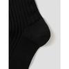 [8 Seconds] Basic Ribbed Loose Long Socks Black (3566KTAM45)