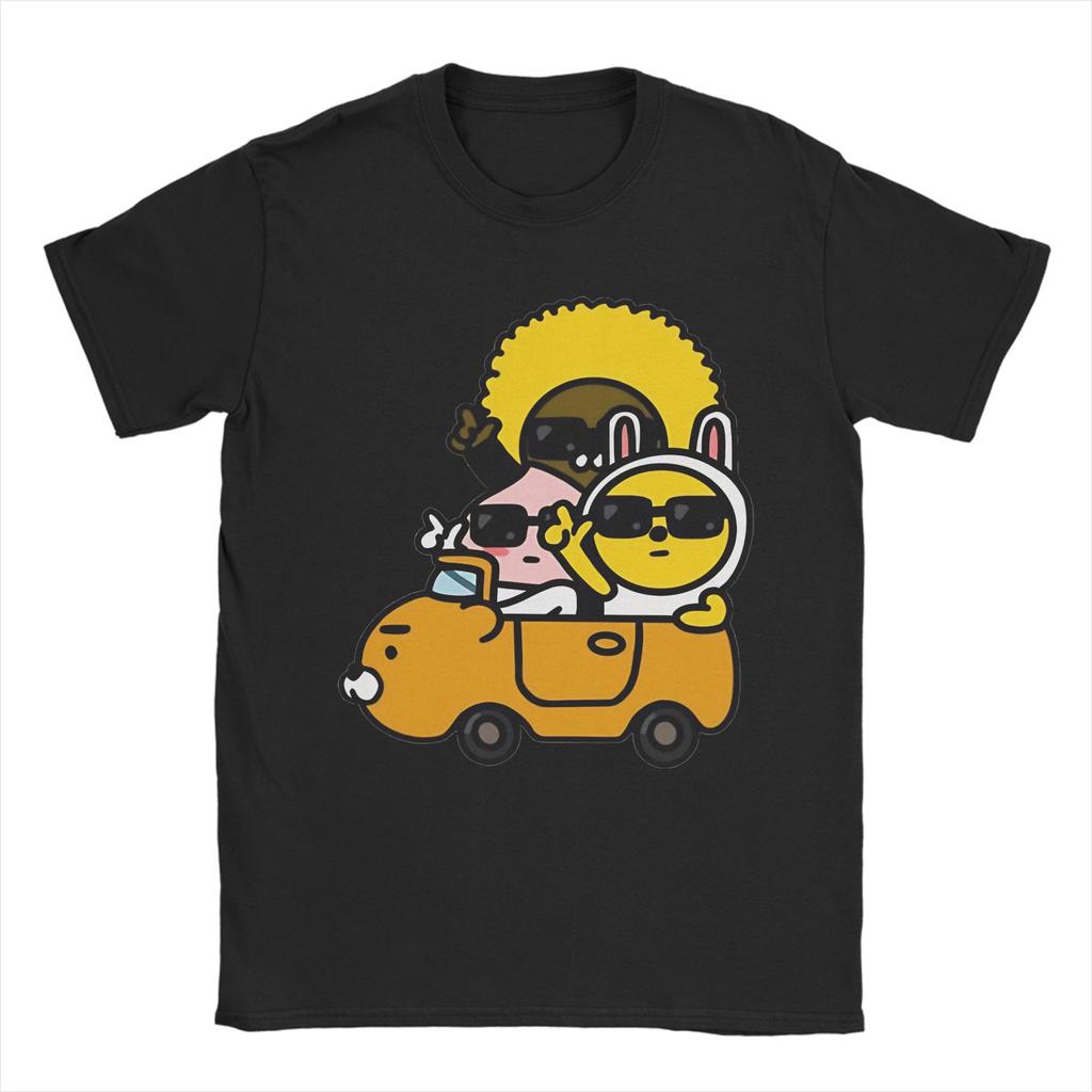Casual Kakao Friends Ryan TShirt Unisex Round Neck Cotton T Shirt  Short Sleeve Tees Plus Size Tops