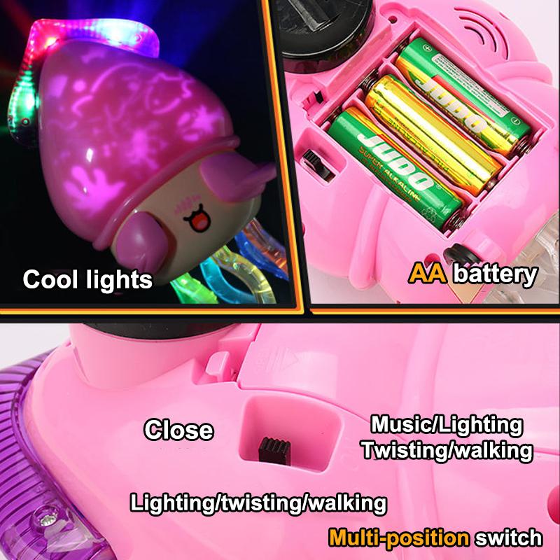 Fun Interactive LED Light Up Octopus Toy Intelligent Design Stress Relief Gift