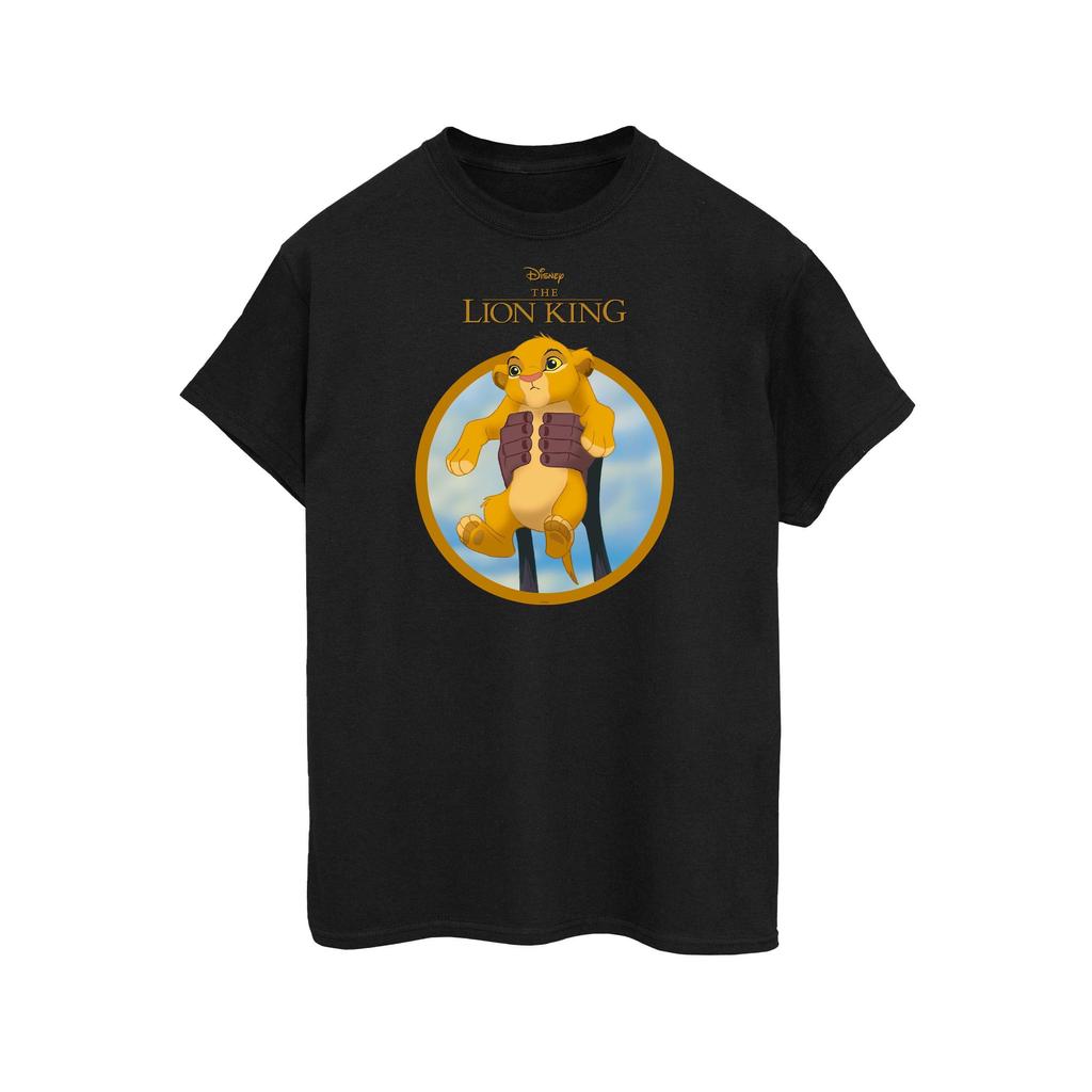 Disney Womens/Ladies The Lion King Show Simba Cotton Boyfriend T-Shirt