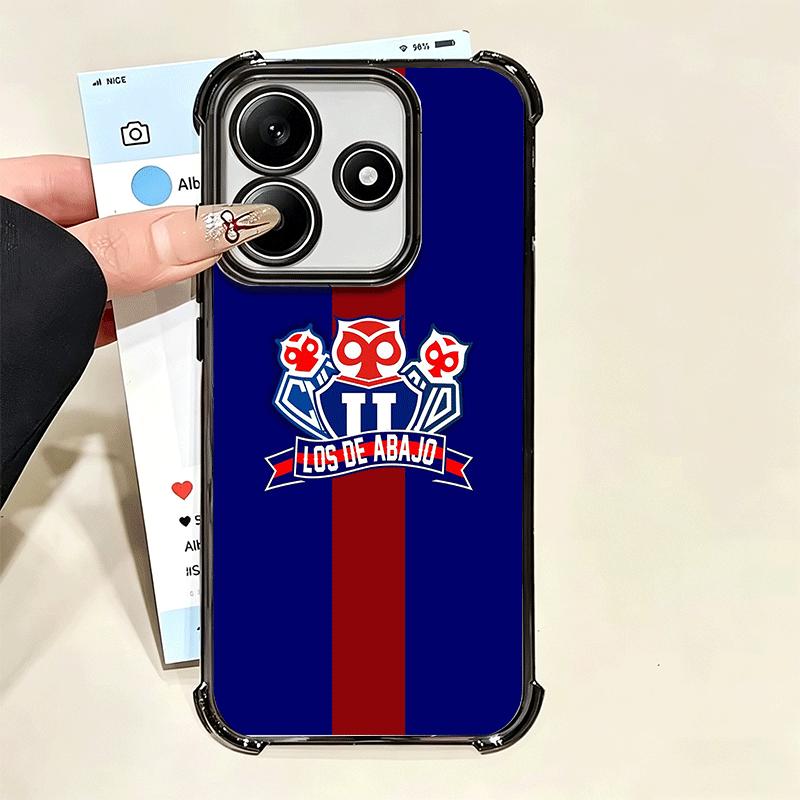 Chile U-University Logo Plating Phone Case For Xiaomi Poco X5 X6 X7 X8 Pro Max F8 Ultra F7 M8 M7 M5S Redmi 15C 15 14C 13C 13 X3