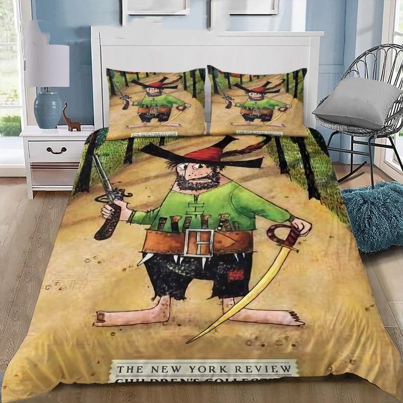 Der Rauber Hotzenplotz Bedding Set Kasperl Duvet Cover Set German Cartoon Kids Bedding With Pillowcases 50x75cm Customizable Siz