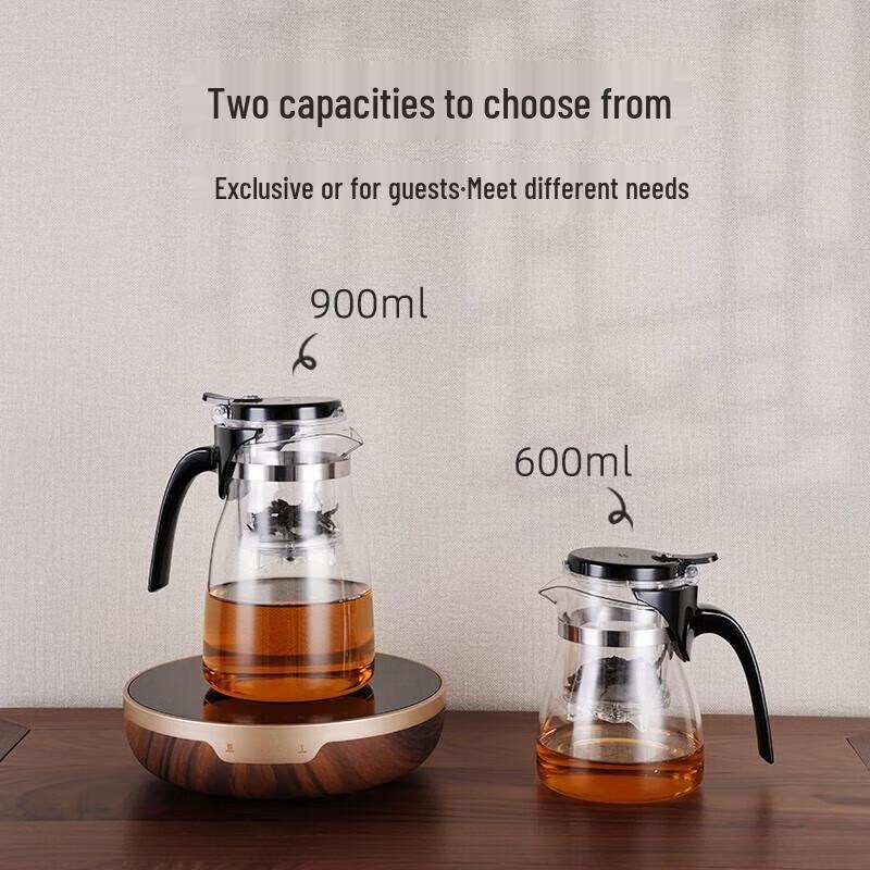 Samyo Heat-Resistant Glass Infuser Teapot