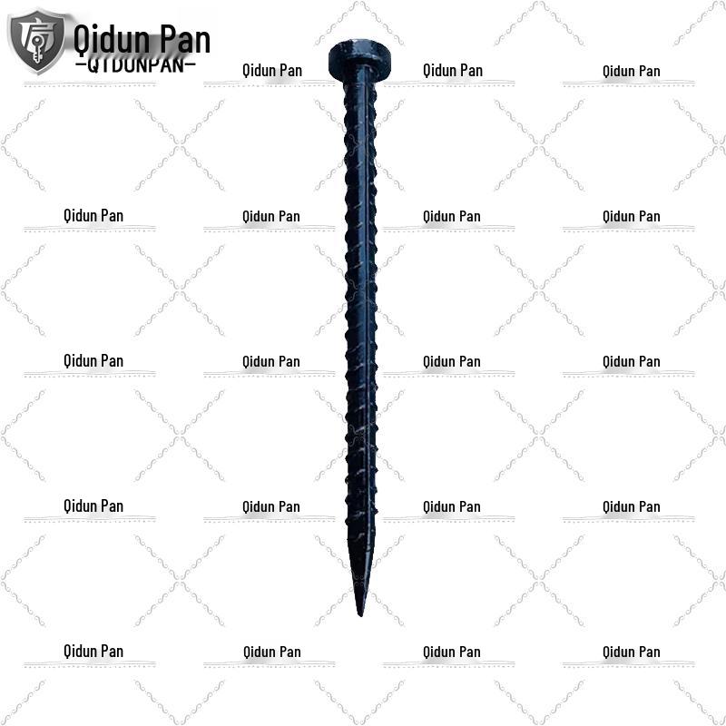 Heavy-Duty Threaded Steel Tent Pegs
