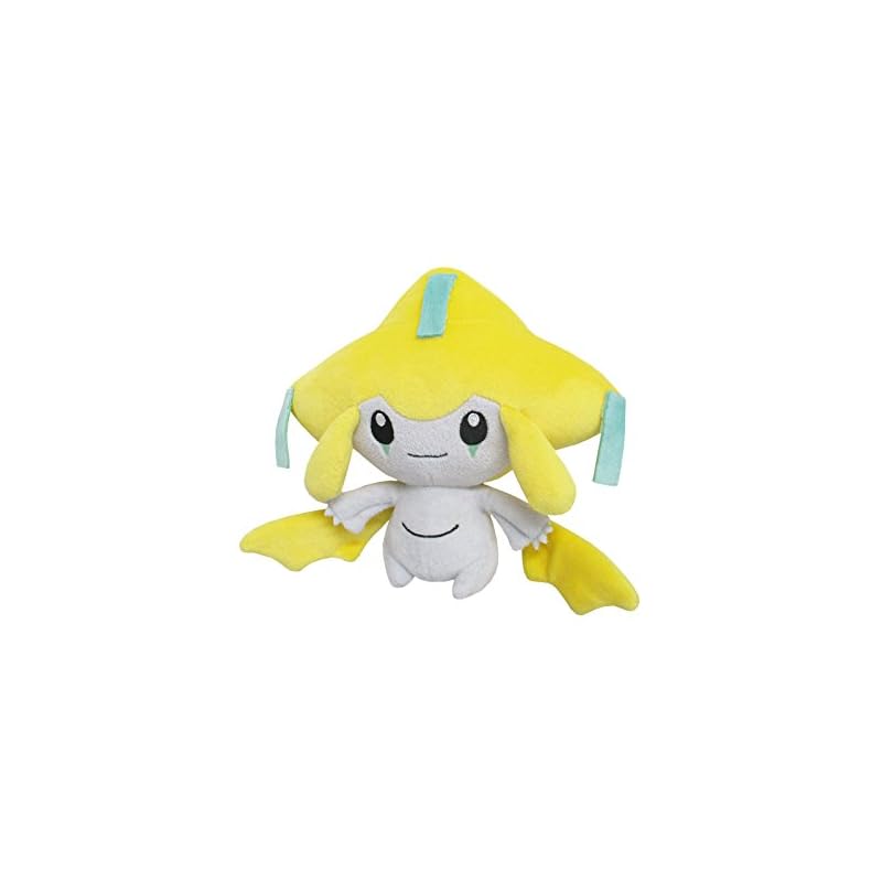 Sanei Boeki Pokemon ALL STAR COLLECTION Jirachi (S) Plush Toy, W18 x D9.5 x H16cm, Pokemon PP71