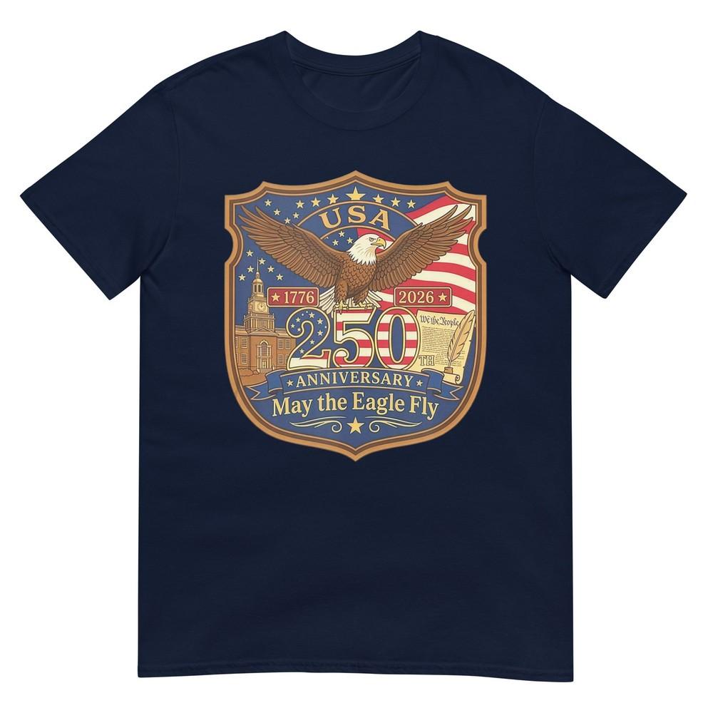 Usa 250th Anniversary 17762026 Patriotic May The Eagle Fly Tank Top S