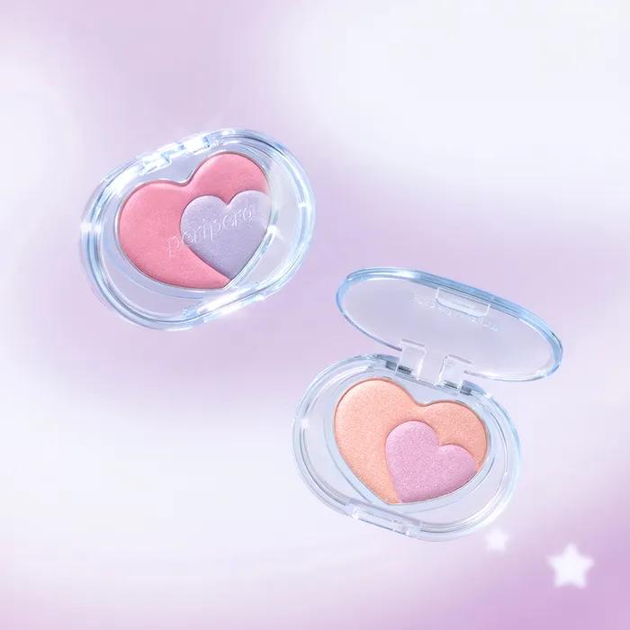 [NEW Shimmering Cheek] Peripera Heart Pocket Beam 02 Super Cool Exclusive