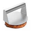 Stainless Steel Patty Press: Teppanyaki, Squid, Barbecue, Steak, and Hamburger Tool for Camping.