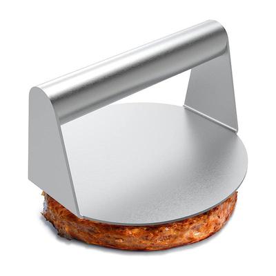 Edelstahl Burgerpresse: Teppanyaki, Tintenfisch, Barbecue, Steak und Hamburger Werkzeug für Camping.