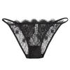 Hot-Selling Seductive Lace Thong Panties: Eyelash Lace, Transparent Design, Cotton Crotch