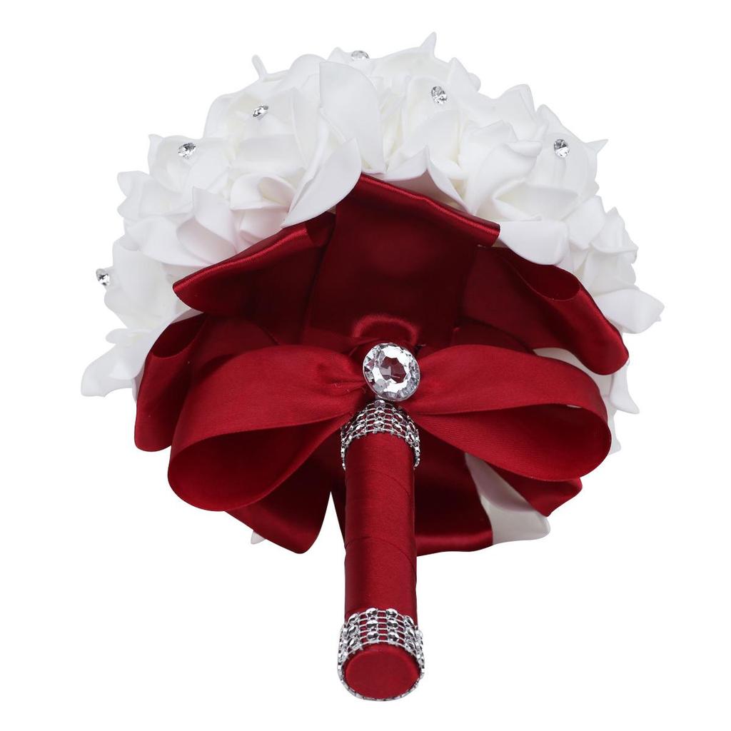 Multicolor PE Foam Bridesmaid Hand Bouquet for Weddings