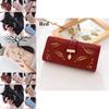 Elegant Fashion Women Purse Wallet Long Card Holder Clutch With Luxurious Crown Design