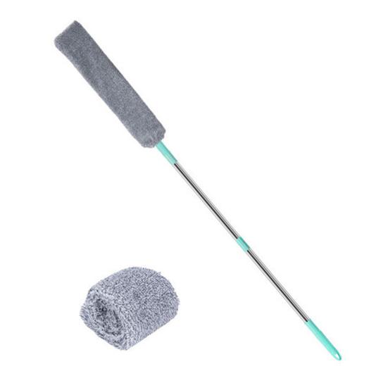 Bendable Duster Lightweight Retractable Microfiber Brush Long-Handled Crack Dust Cleaning Tool Hard-to-reach Areas Cleaner