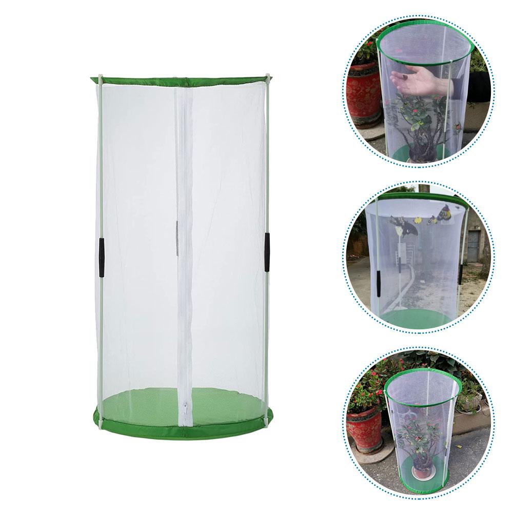  Butterfly Cage Visible Insect Observation House Transparent Enclosure Polyester Butterflies Habitat