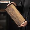 Creative Water Absorbing Tea Tray Quick Drying Teapot Holder Board Small Rectangle Dry Brewing Table Kung Fu Tea Set Accessories