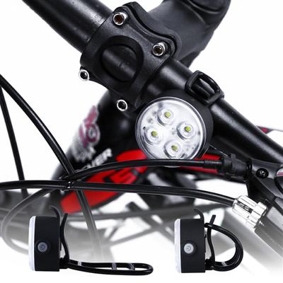LD-2209 USB Rechargeable Bike Light Set Super Bright Bicycle Light Front and Rear Bicycle Light Set