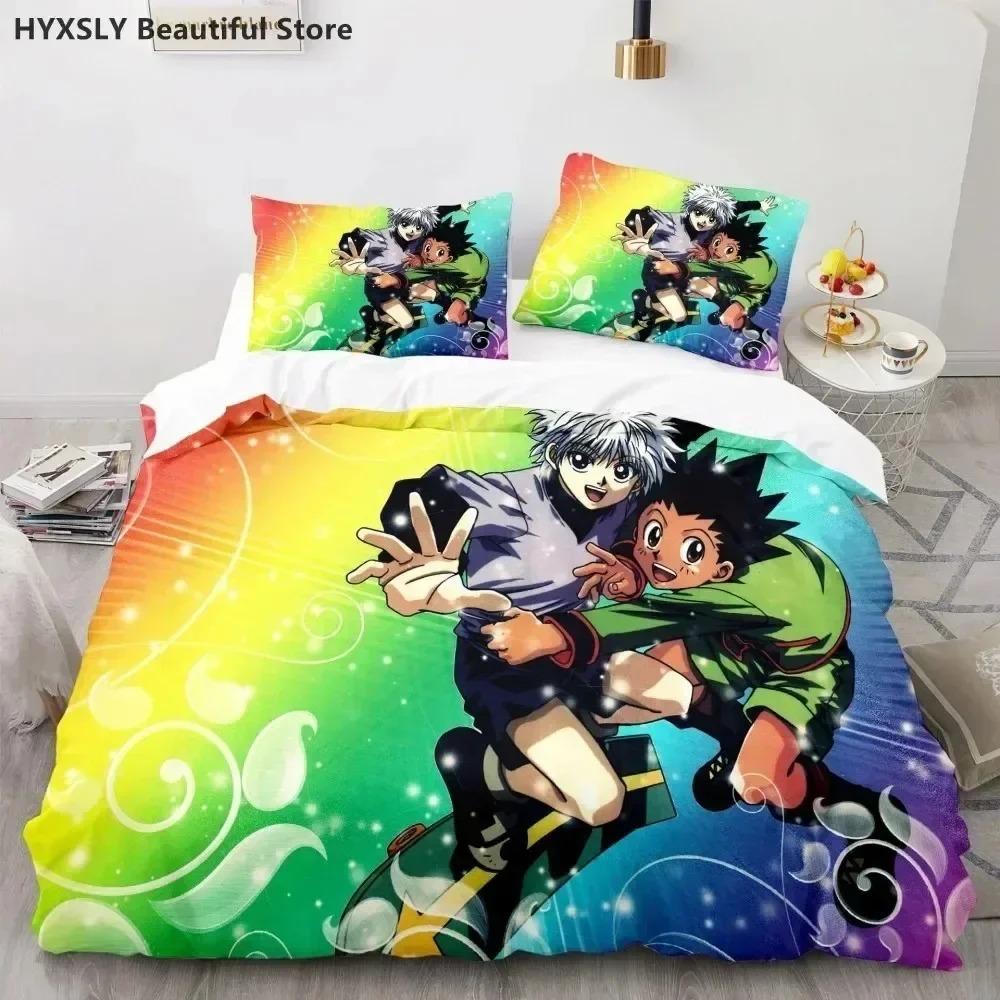 Hunter X Hunter 3D Print Duvet Cover Set Bedding Set Japanese Anime Twin Queen King Quilt Cover Pillowcases Home Decor