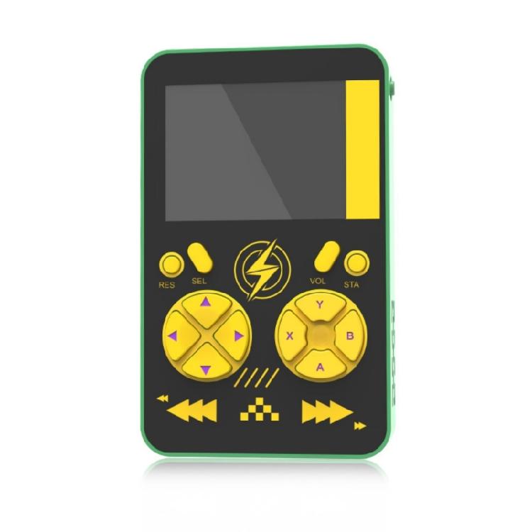 

Nostalgic ABS Gaming Handheld Integrated Magnetic High Efficiency Battery For Outdoor Travel Use зелёный