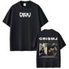 Rapper Cris Mj Tour 2026 Merch Tshirts Men Women Harajuku T Shirts High Quality Cotton Shortsleeved Vintage Hiphop Tshirts