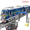 Technical City High-speed Rail Train with Tracks Building Block 78cm High-tech Vehicle Toy-RunIdeal for Boys Gift Happy Time