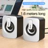 PC Sound Box Computer Speaker with Light HIFI Stereo USB Wired Speakers   Listen To Music