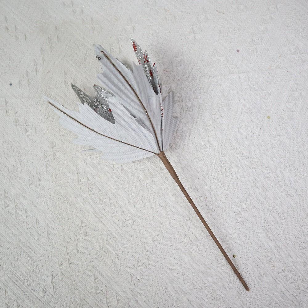 New 26cm Christmas Artificial Flowers Flannel DIY Decoration Xmas Tree Decorations Decorative Flowers Xmas