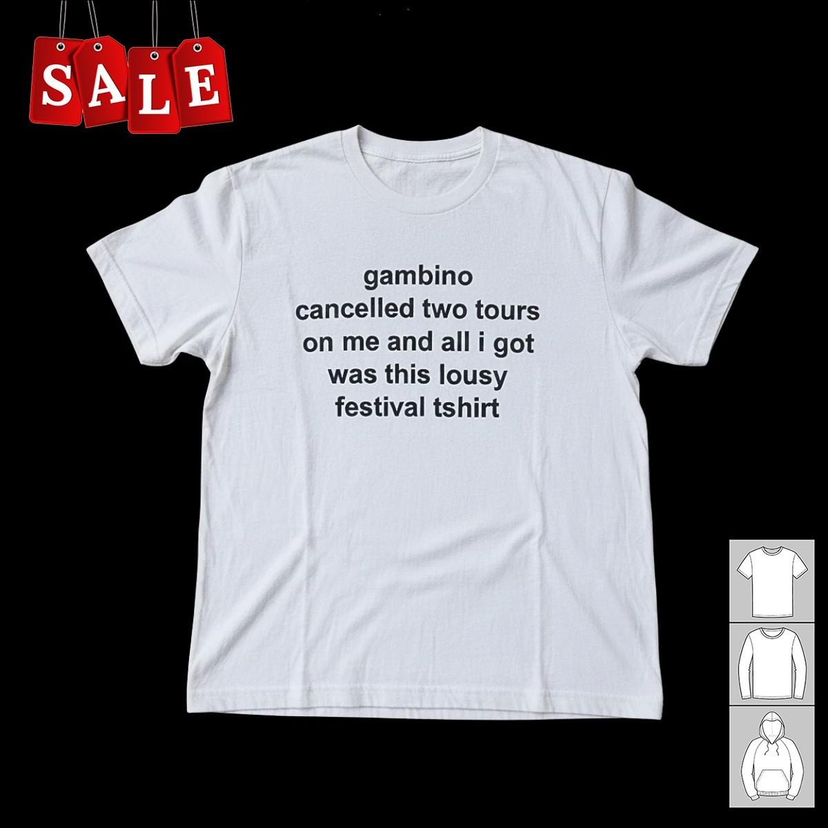 Hot Childish Gambino Camp Flog Gnaw 2026 Festival Gift For Fans Unisex LW602 M
