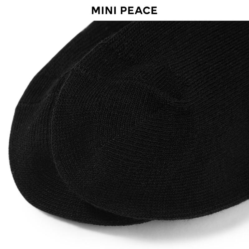 MINIPEACE Girls' Pearl Bow Mid-Calf Socks