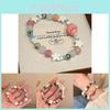 Chic Fresh And Ceramic Star Conch Beaded Bracelet Womens Summer Fashion Accessory