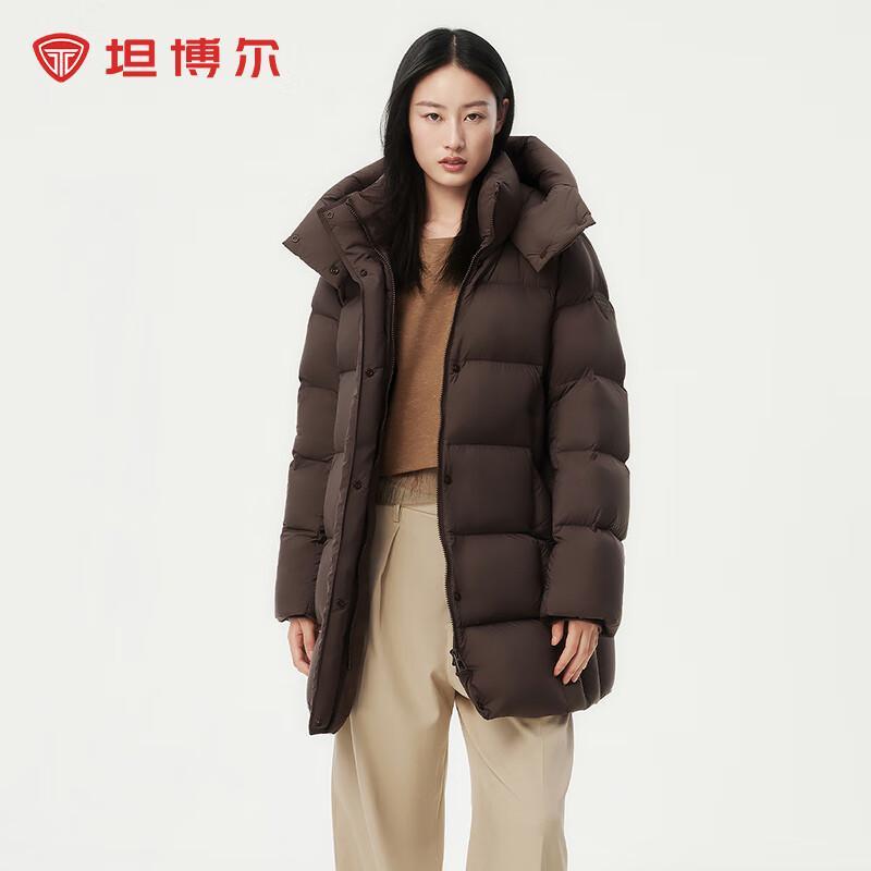 

Tanboer Women s Detachable Hood Mid-Length Down Jacket 530558V 180