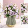 2PCS Artificial Flower Bouquets – For Indoor/Outdoor Gardening, Weddings, and Home Decor