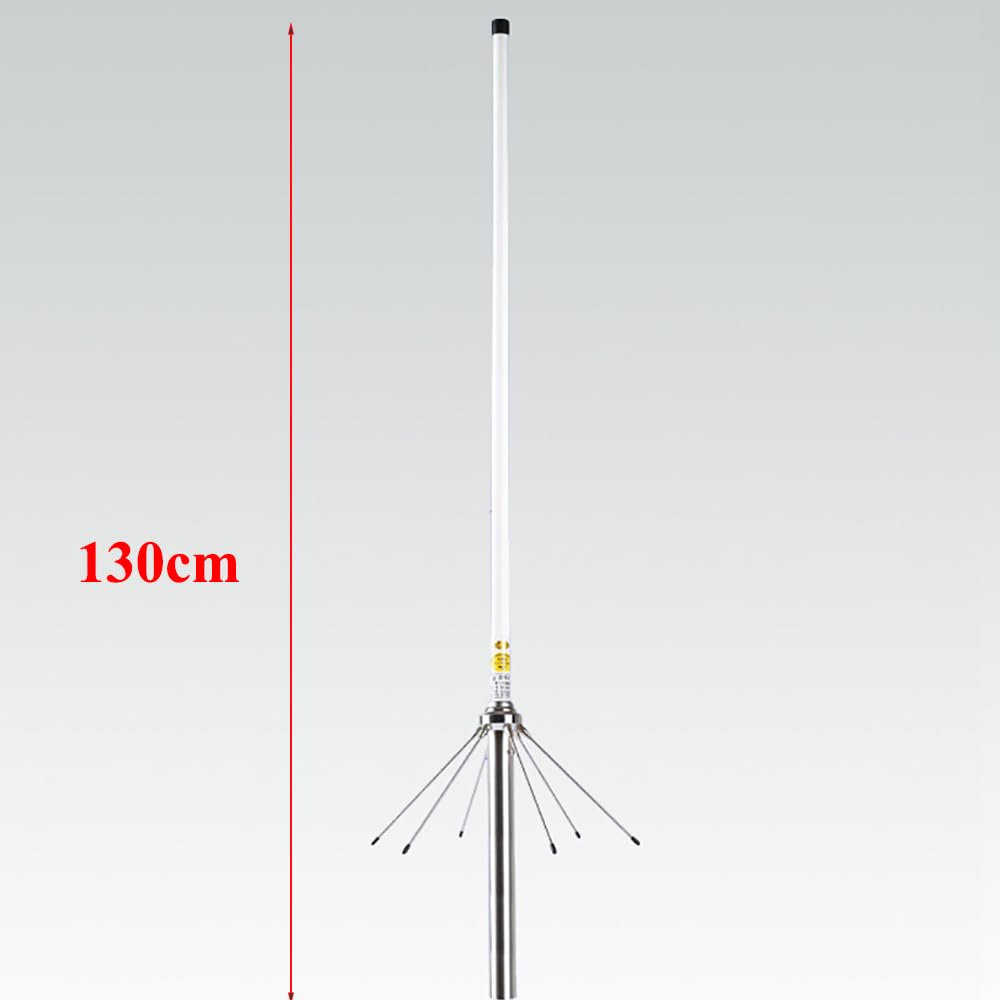 144430MHz Dual-Band Ground Plane Antenna, High-Gain Fiberglass, Fixed Station, Repeater-Compatible, TC-FB17UV GP Antenna