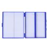 1PCS 4 Colors Plastic Rectangle Hold 100 Microslide Slide Microscope Box Laboratory Supplies Material Teaching