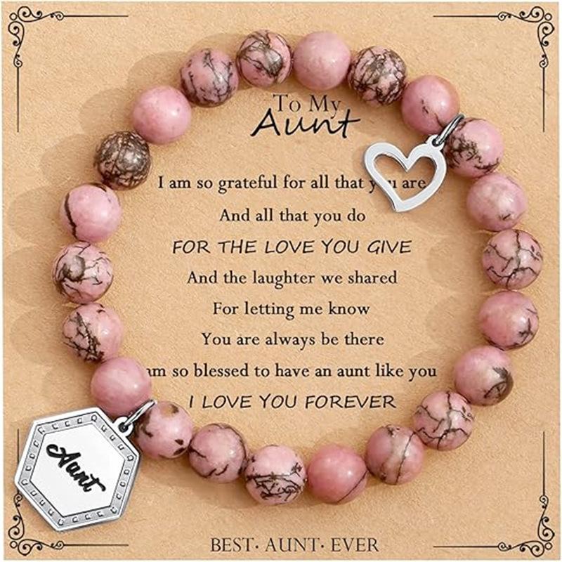 JYL TS Bracelet Ladies Elastic  Heart Charm Festival Gift Attracts Love & Joy