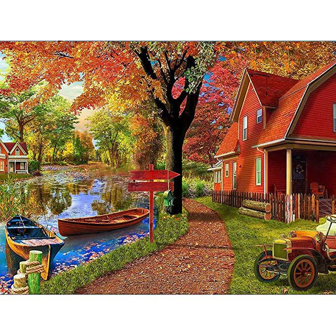 Pictură cu diamant 5D DIY, Animal, Crăciun, Mozaic cu diamant, Broderie cu diamante, Set complet, Seturi cu punct de cruce, Cadouri pentru decorarea casei