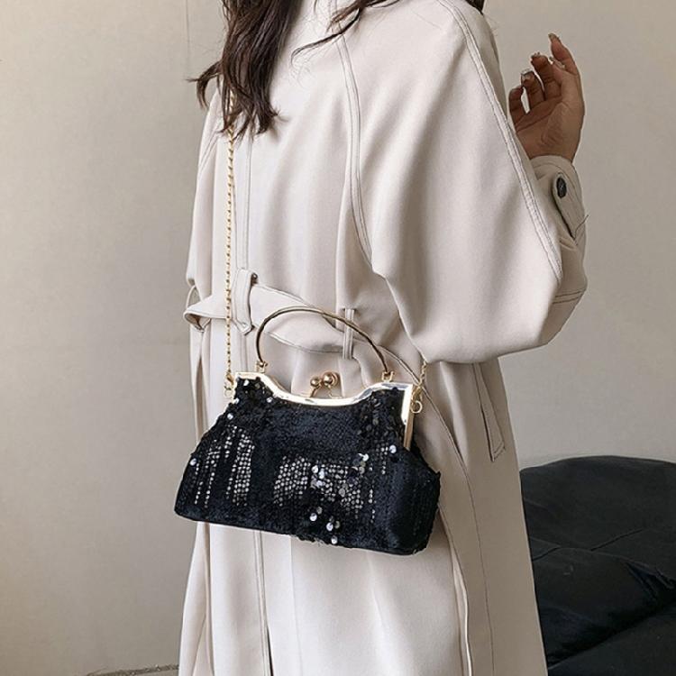 Sparkling Sequins Clutch Purses Fashion Handbag Wedding Party Shoulder Bag