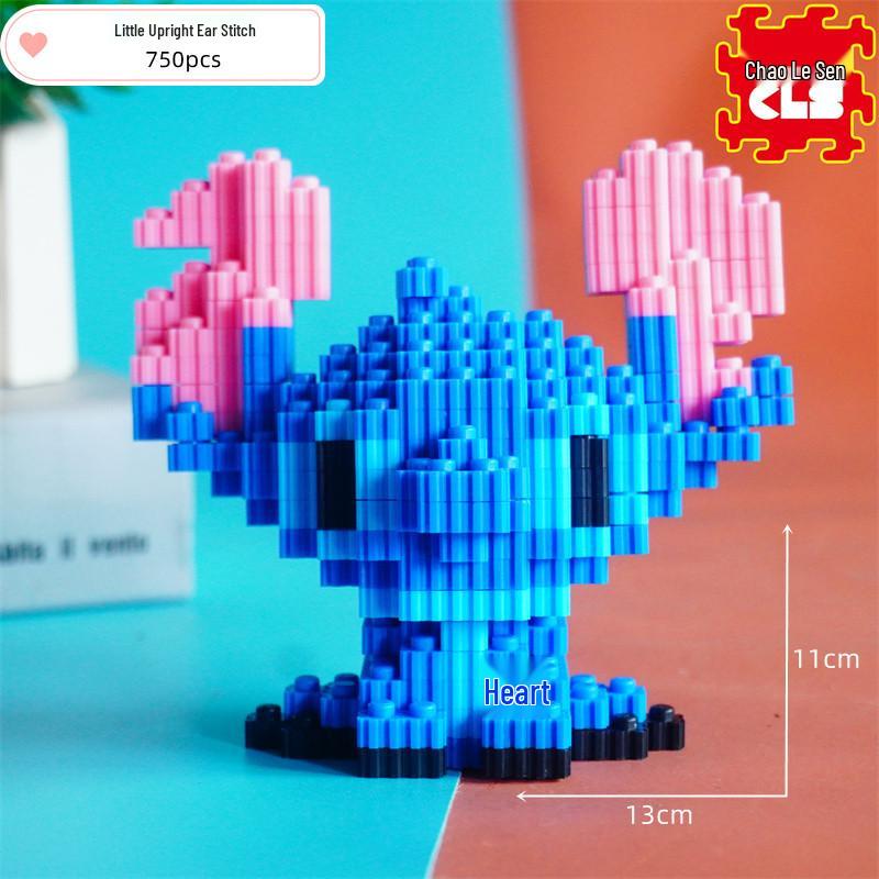Chaole Sen Building Blocks: Cartoon Figure Educational Toys with Display Stand