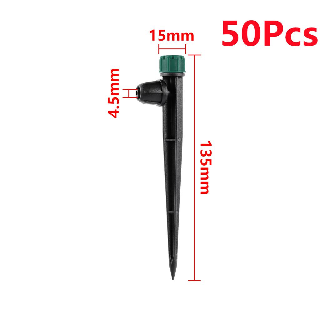 5/20/50/100Pcs 8 Hole Spiked Dripper Flow Adjustable Stream Sprinkler Garden Greenhouse Automatic Watering Irrigation Emitter