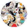 50 New Kitten Doodle Stickers Car Suitcase Laptop Mobile Phone Decoration Stickers Waterproof