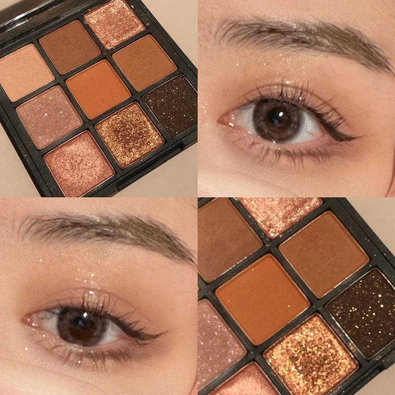 Dikalu Bling Christmas Limited Edition Ice Princess 9-Color Shimmer Eyeshadow Palette 25 Snowball