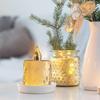 Flameless Candles Crystal LED Tealight Candle 24X Flashing Battery-Powered LED Small Candles Suitable For Weddings Dining Tables