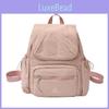 Color Unisex Solid Backpack With Laptop Pocket For Student Commuter Schoolbag